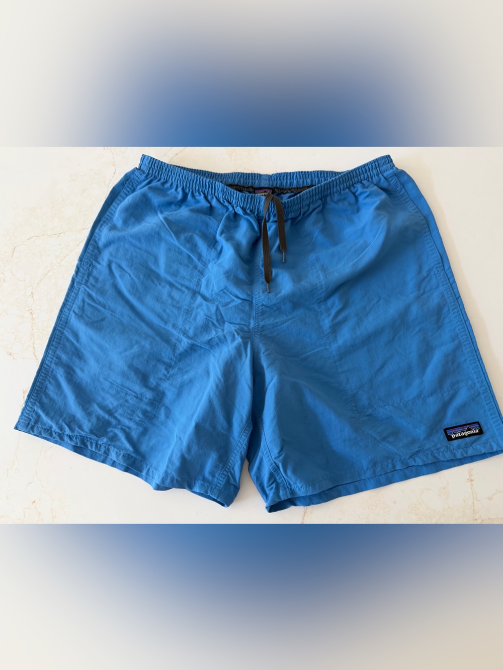 Patagonia blue loose shorts